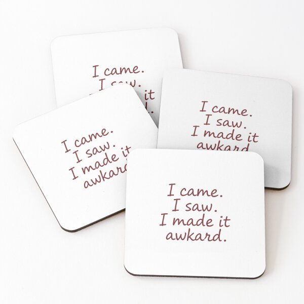 Item preview, I Made It  Awkward  Monoline Script design designed and sold by MofazStyle.