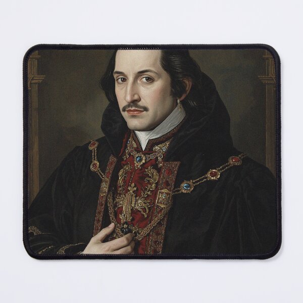 Item preview, Wallachian Prince Vintage antique portrait designed and sold by Vintage Designs +.
