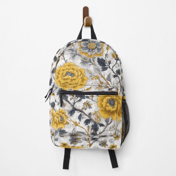 Item preview, Royal Delft Yellow Floral Composition Pattern designed and sold by GrinGalore.