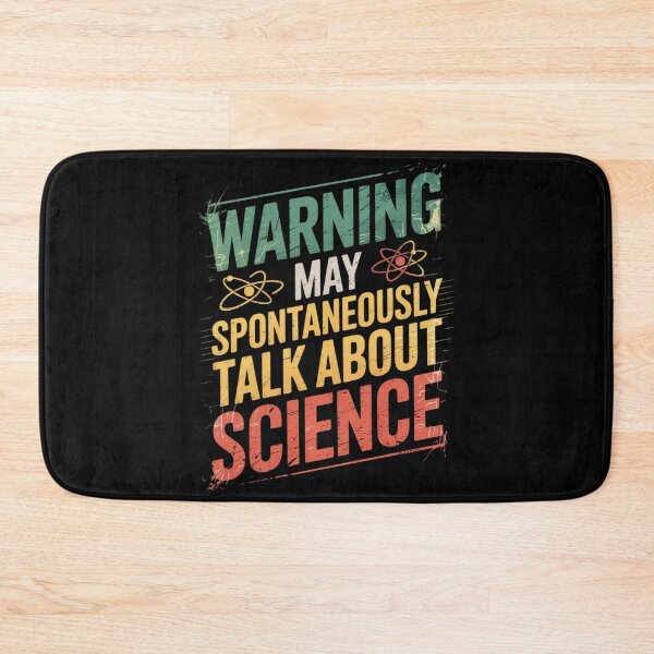 Item preview, Scientist Warning May Talk About Science Teacher  designed and sold by HuValverdeArt.