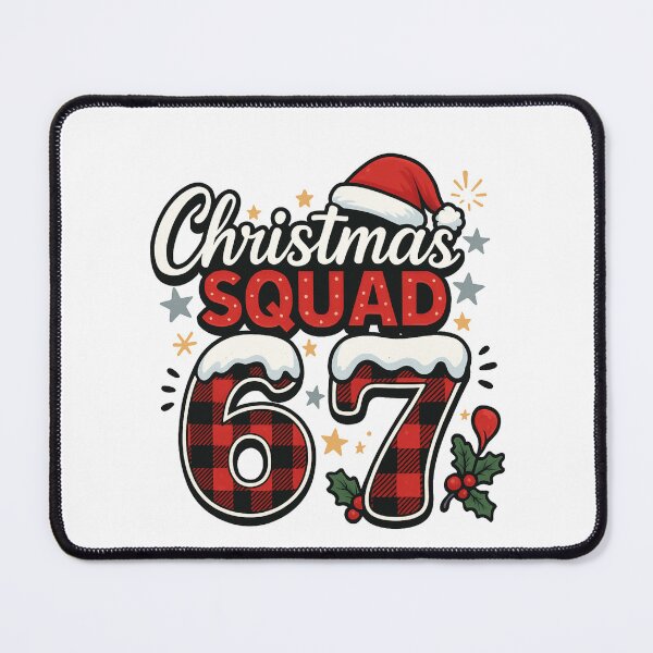 Item preview, Funny 67 Six Seven Meme Brainrot 67 Christmas Squad Matching Festive Squad Christmas T-shirt designed and sold by Omarmadani.