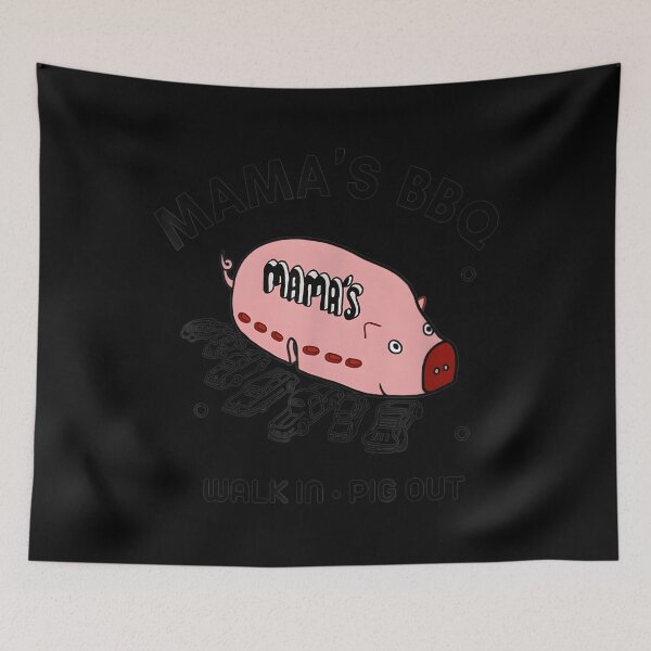 Item preview, Mama’s BBQ — Walk In, Pig Out designed and sold by KaiMartinsDias.
