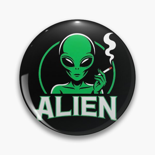 Item preview, Alien – Smoking UFO Cartoon Design designed and sold by BestDetailer.