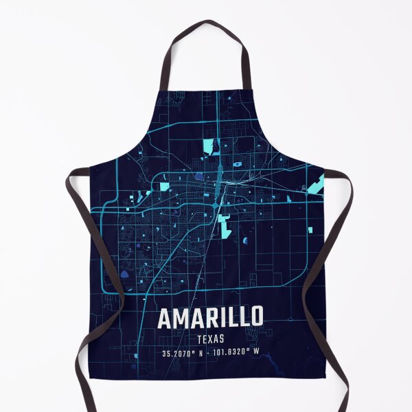 Item preview, Amarillo Midnight City Map designed and sold by HomeLivingCo.