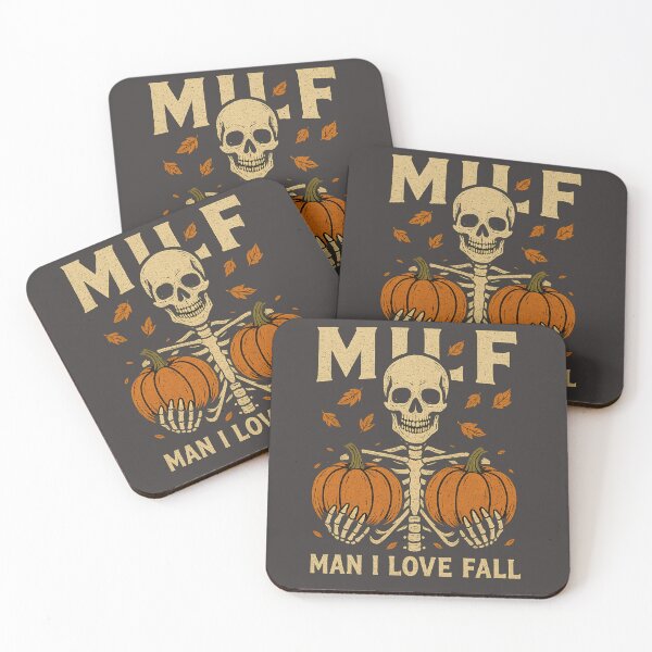 Item preview, MILF – Man I Love Fall Skeleton Design designed and sold by Laughprints.