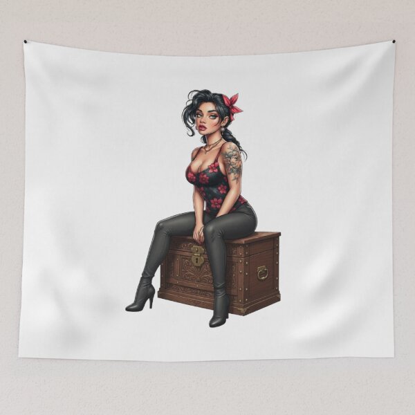 Item preview, "Retro Glamour: Charm and Audacity of Pin-Ups” designed and sold by CHRIST5000.