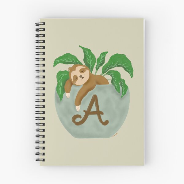 Item preview, Sloth in Letter A Planter designed and sold by SimplyMeganG.