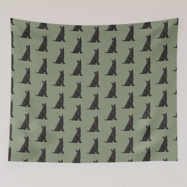 Item preview, Black German Shepard designed and sold by Natalie Gibbs.