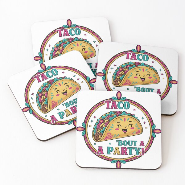Item preview, Taco Bout A  Party Mexican  Folk Art Design  designed and sold by MofazStyle.