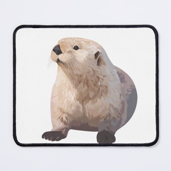 Item preview, Sea Otter Monterey – Realistic Ocean Wildlife Art designed and sold by Tommy's Arts.