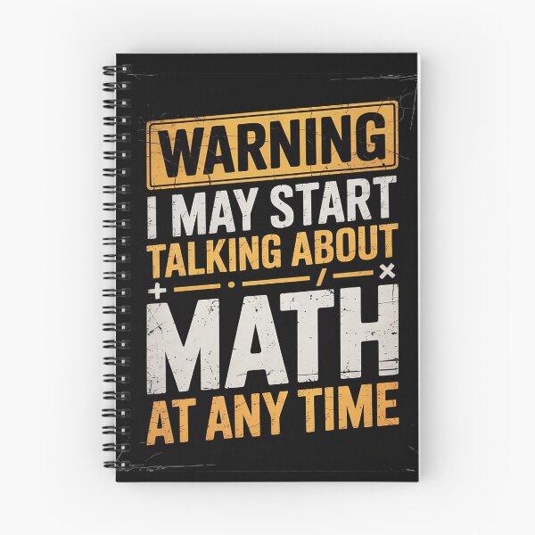 Item preview, Sarcasm Warning I May Start Talking About Math At Any Time  designed and sold by HuValverdeArt.