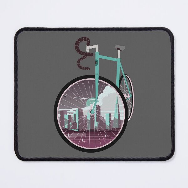 Item preview, San Francisco Cycling Art: Green Road Bike City View designed and sold by SKETCHYANDGRAPHIC.