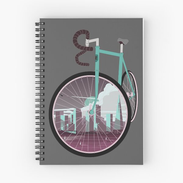 Item preview, San Francisco Cycling Art: Green Road Bike City View designed and sold by SKETCHYANDGRAPHIC.