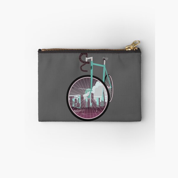 Item preview, San Francisco Cycling Art: Green Road Bike City View designed and sold by SKETCHYANDGRAPHIC.