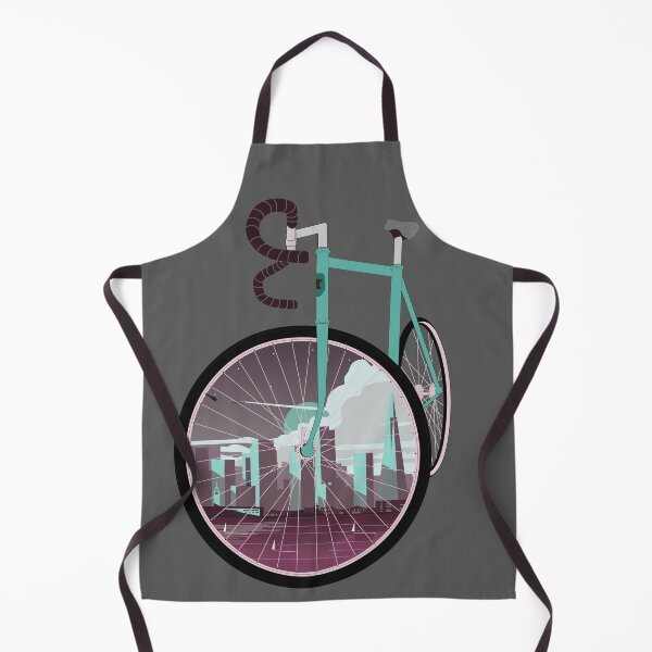 Item preview, San Francisco Cycling Art: Green Road Bike City View designed and sold by SKETCHYANDGRAPHIC.