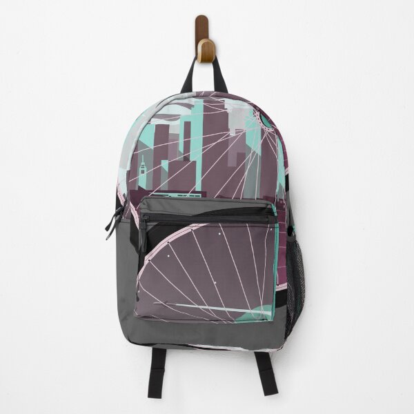 Item preview, San Francisco Cycling Art: Green Road Bike City View designed and sold by SKETCHYANDGRAPHIC.