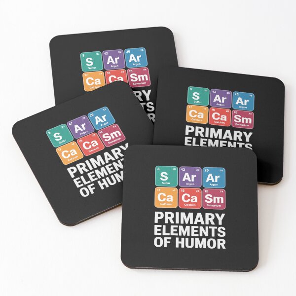 Item preview, Sarcasm Primary Elements Of Humor Periodic Table  designed and sold by HuValverdeArt.