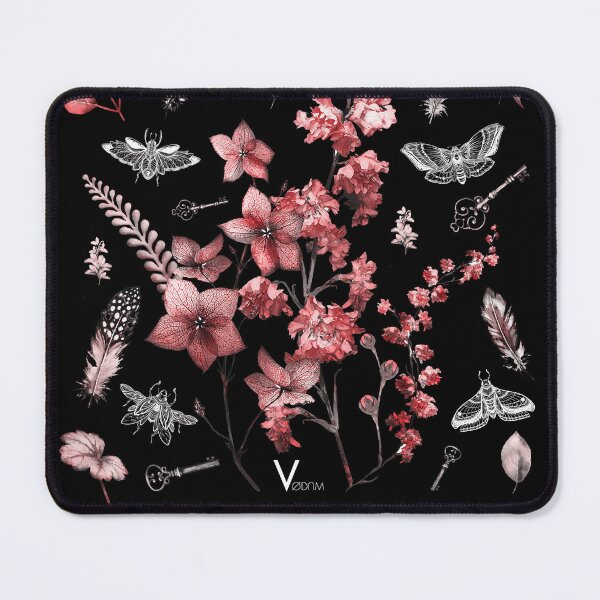 Item preview, Red beetles flowers and keys designed and sold by VØDUM® STORE.