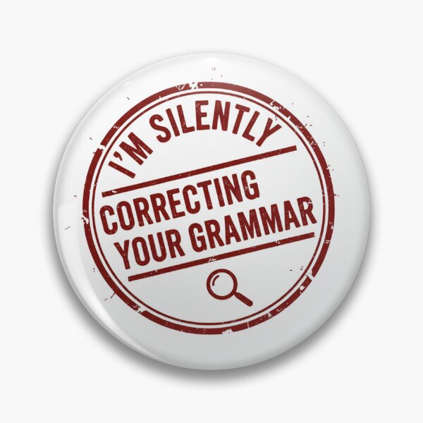 Item preview, Silently  Correcting Your  Grammar Stamp  Design designed and sold by MofazStyle.