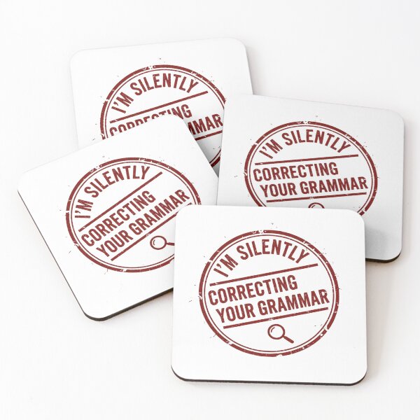 Item preview, Silently  Correcting Your  Grammar Stamp  Design designed and sold by MofazStyle.
