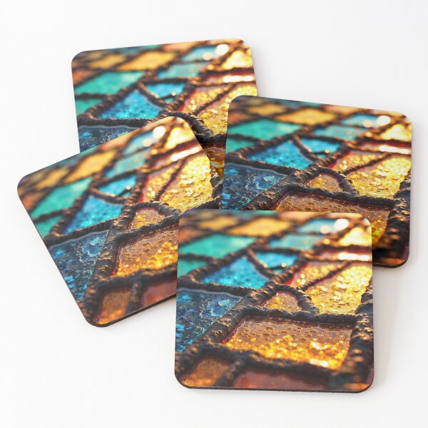 Item preview, Golden Hour Stained Glass Mosaic designed and sold by BLITZNBLING.