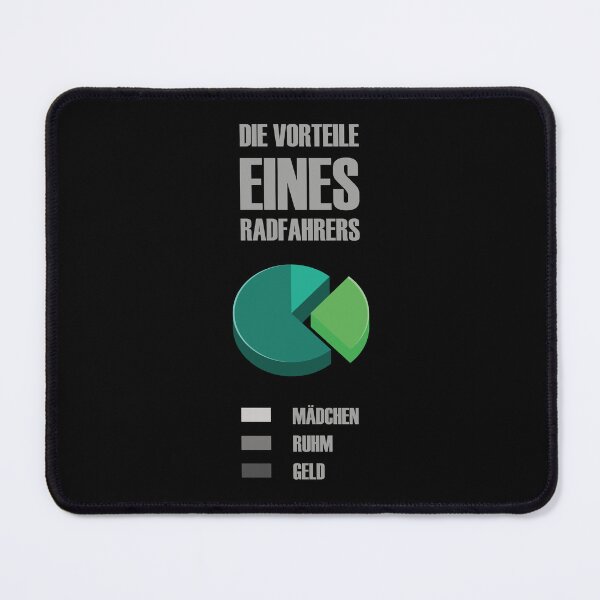 Item preview, Die Vorteile eines Radfahrers – Lustiges Tortendiagramm designed and sold by SKETCHYANDGRAPHIC.
