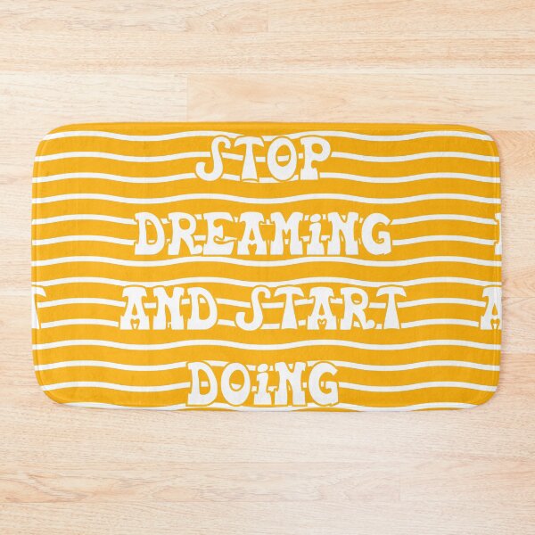 Item preview, Stop Dreaming Start Doing Motivational Quote Sticker | Positive Mindset Hustle Goal Art designed and sold by TheRosyCanvas.