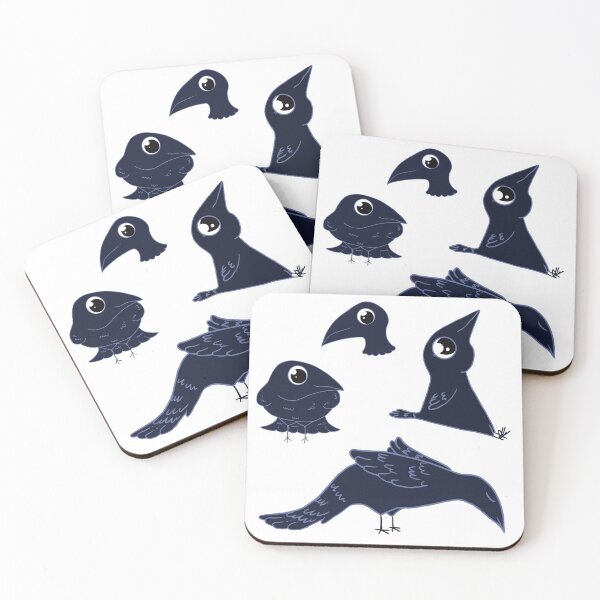 Item preview, Charming Illustrated Ravens designed and sold by NannaLMDLR.