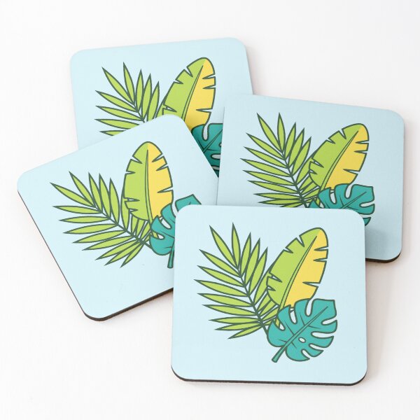 Item preview, Tropical Leaves Flat Graphic Design designed and sold by 0606PM.