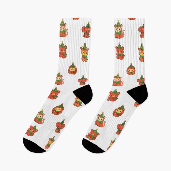 Item preview, Strawberry forest gang sticker pack in their Christmas hats designed and sold by BritishDelights.