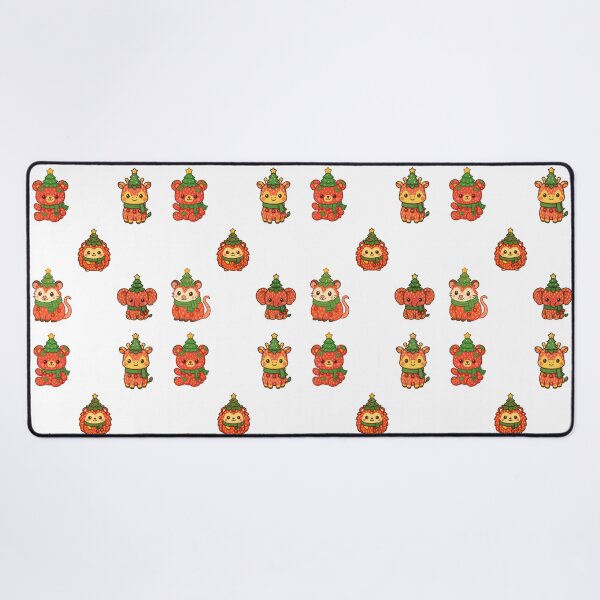 Item preview, Strawberry forest gang sticker pack in their Christmas hats designed and sold by BritishDelights.