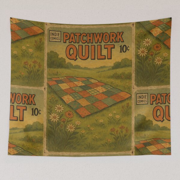 Item preview, Indie Folk Aesthetic: Patchwork Quilt designed and sold by bapupa.