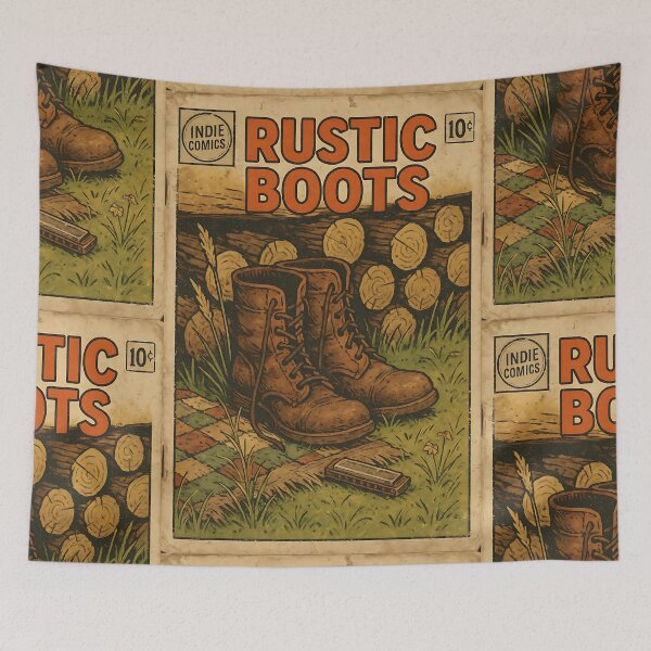 Item preview, Indie Folk Aesthetic: Rustic Boots designed and sold by bapupa.