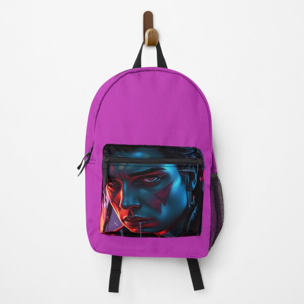 Item preview, NeonFace & CyberPulse – A futuristic soul between RedGlow, UrbanSilence & digital intensity designed and sold by FotoworldEdel.
