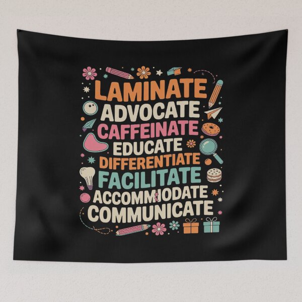 Item preview, SPED Caffeinate Advocate Laminate Educate  designed and sold by NeomiStoreSS.