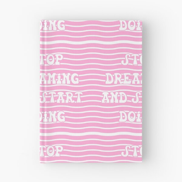Item preview, Stop Dreaming Start Doing Pink Sticker | Girly Motivational Quote Positive Vibes Art designed and sold by TheRosyCanvas.
