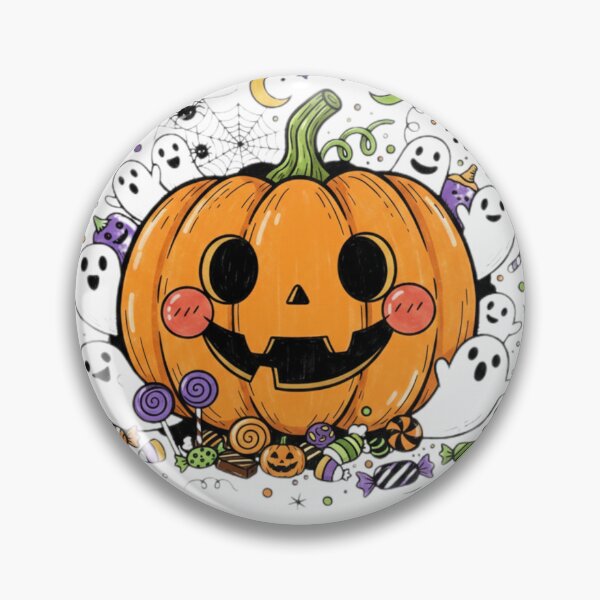 Item preview, Evil Pumpkin Face Illustration  designed and sold by Ninjamekoro.