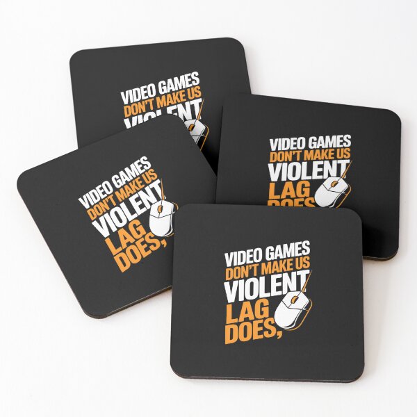 Item preview, Video Games Don't Make Us Violent Lag Does - Gaming  designed and sold by MathisBellanger.