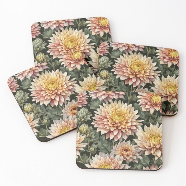 Aperçu de l'œuvre Peinture à l’aquarelle de fleur de chrysanthème | Art floral | Aquarelle | Cadeau pour les amateurs d'art | Cadeau pour les amoureux des fleurs créée et vendue par UnhingedBird.