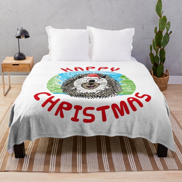 Item preview, Christmas Hedgehog Wildlife Nature Xmas Funny designed and sold by doodlerob.