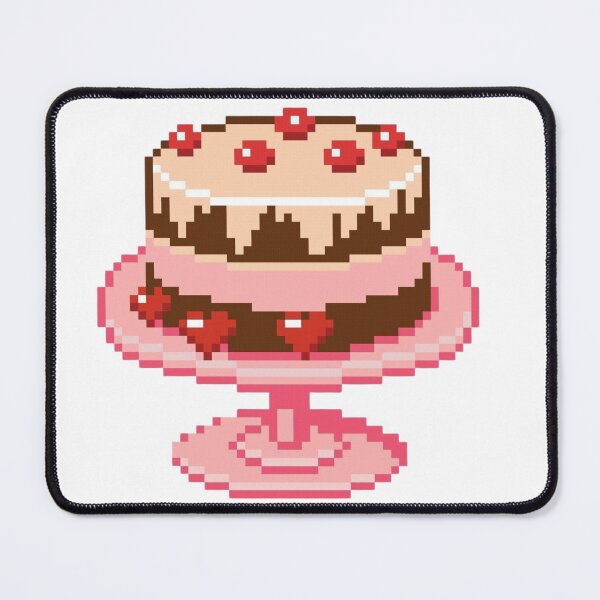 Item preview, Cute chocolate cake pixel designed and sold by croissantback.