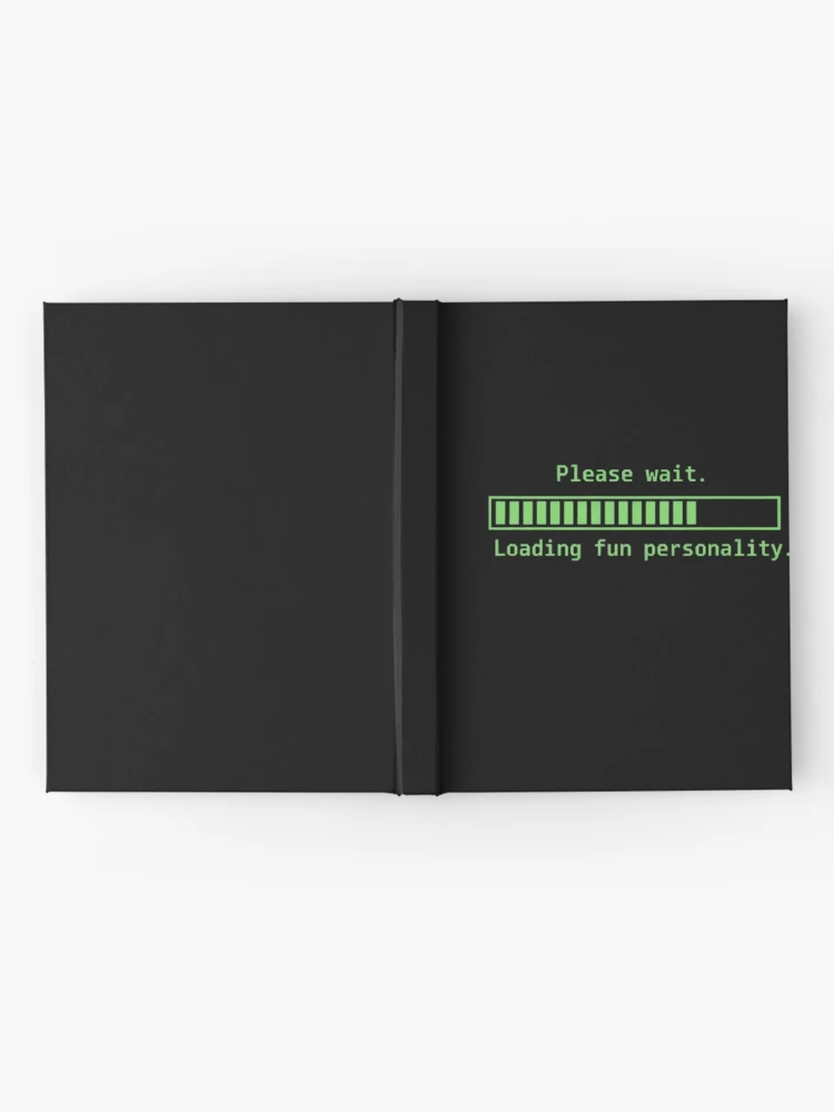 Thumbnail 2 of 3, Journal, Loading Fun Personality Computer Terminal Joke designed and sold by MofazStyle.