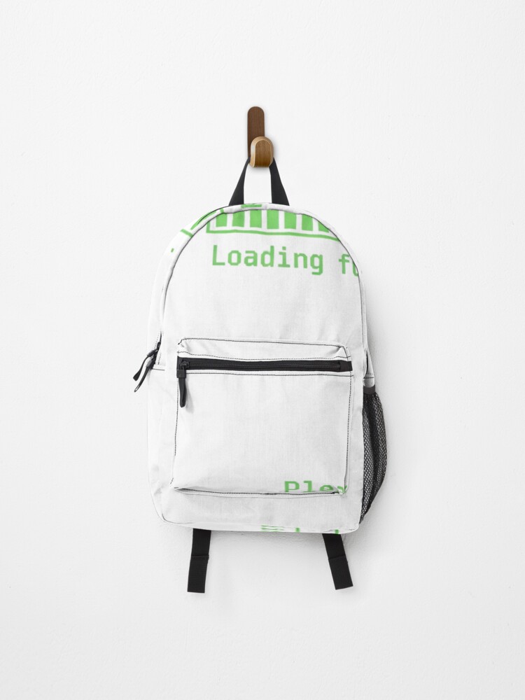 Thumbnail 1 of 3, Backpack, Loading Fun Personality Computer Terminal Joke designed and sold by MofazStyle.
