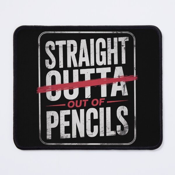 Item preview, Straight Out Of Pencils English School Teacher  designed and sold by NeomiStoreSS.