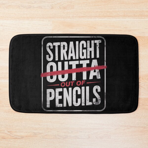 Item preview, Straight Out Of Pencils English School Teacher  designed and sold by NeomiStoreSS.