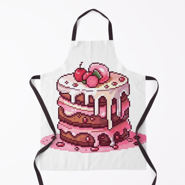 Item preview, Cute chocolate cake pixel designed and sold by croissantback.