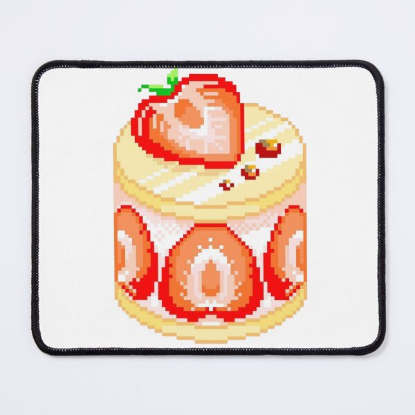 Item preview,  Cute strawberry shortcake pixel designed and sold by croissantback.