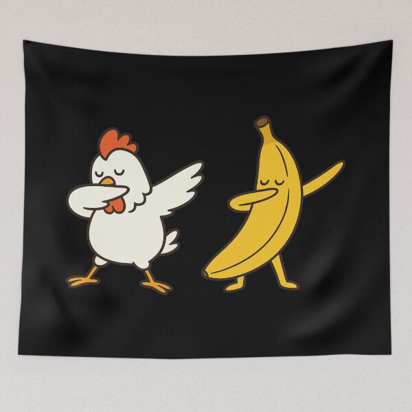 Item preview, Chicken Banana Dab – Funny Crossover Meme Design designed and sold by Ivy-Triggs.