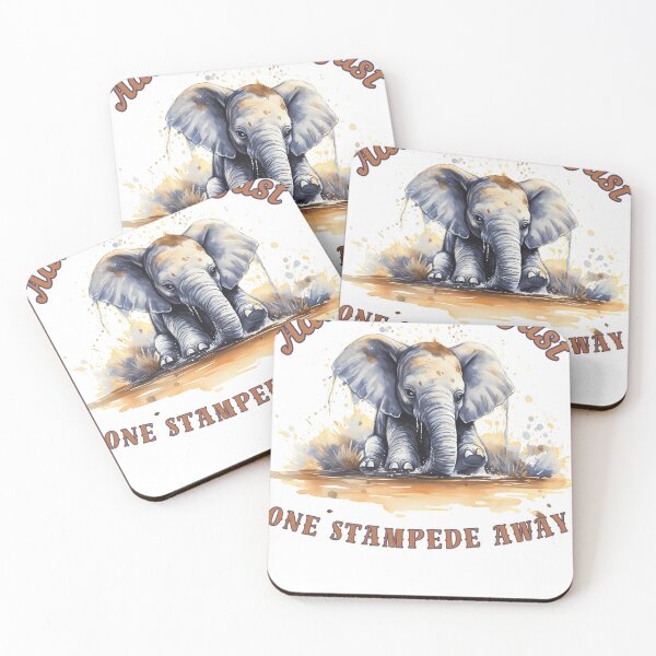 Item preview, Adventure-Is-Just-One-Stampede-Away.-Elephant-Face designed and sold by MillaCrone.