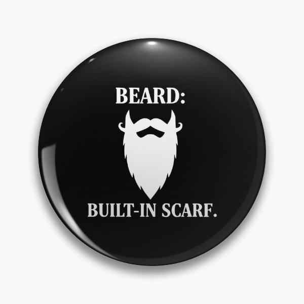 Item preview, Funny Design For Bearded People - "Beard: Built-In Scarf" designed and sold by Kubala.